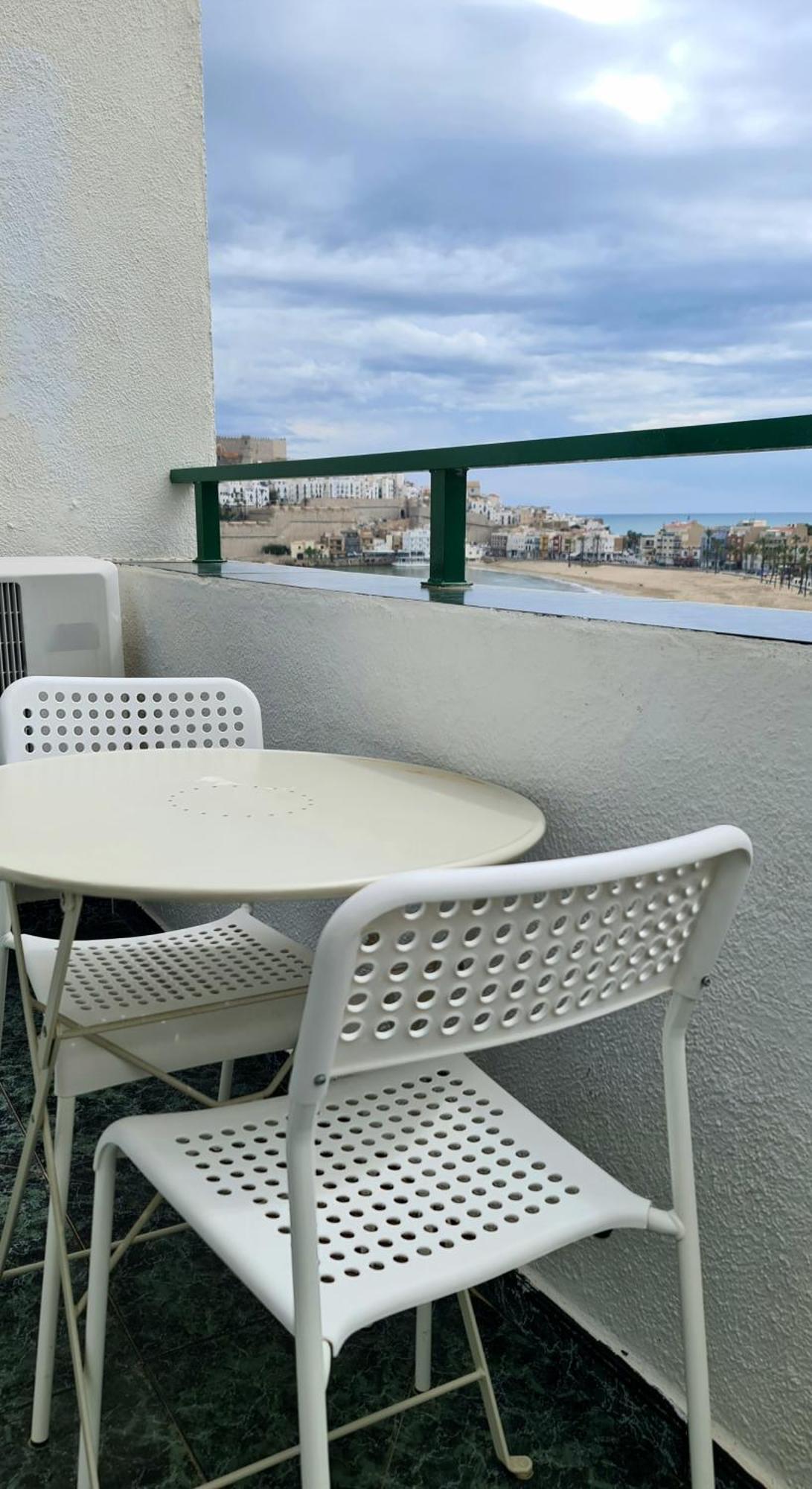 Apartamento Loft Primera Linea De Playa, Vistas Altas Mar Y Castillo Peñíscola Buitenkant foto