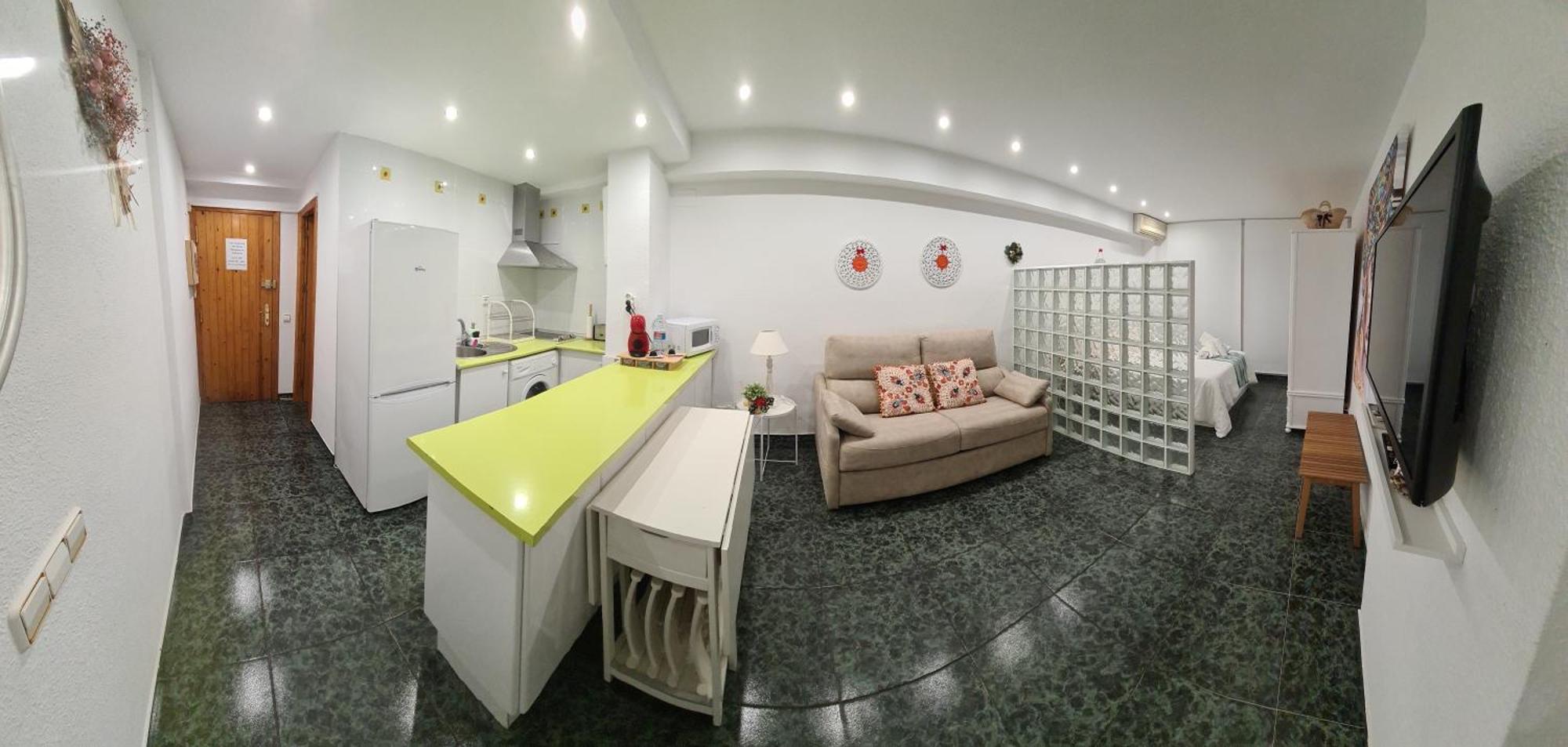 Apartamento Loft Primera Linea De Playa, Vistas Altas Mar Y Castillo Peñíscola Buitenkant foto